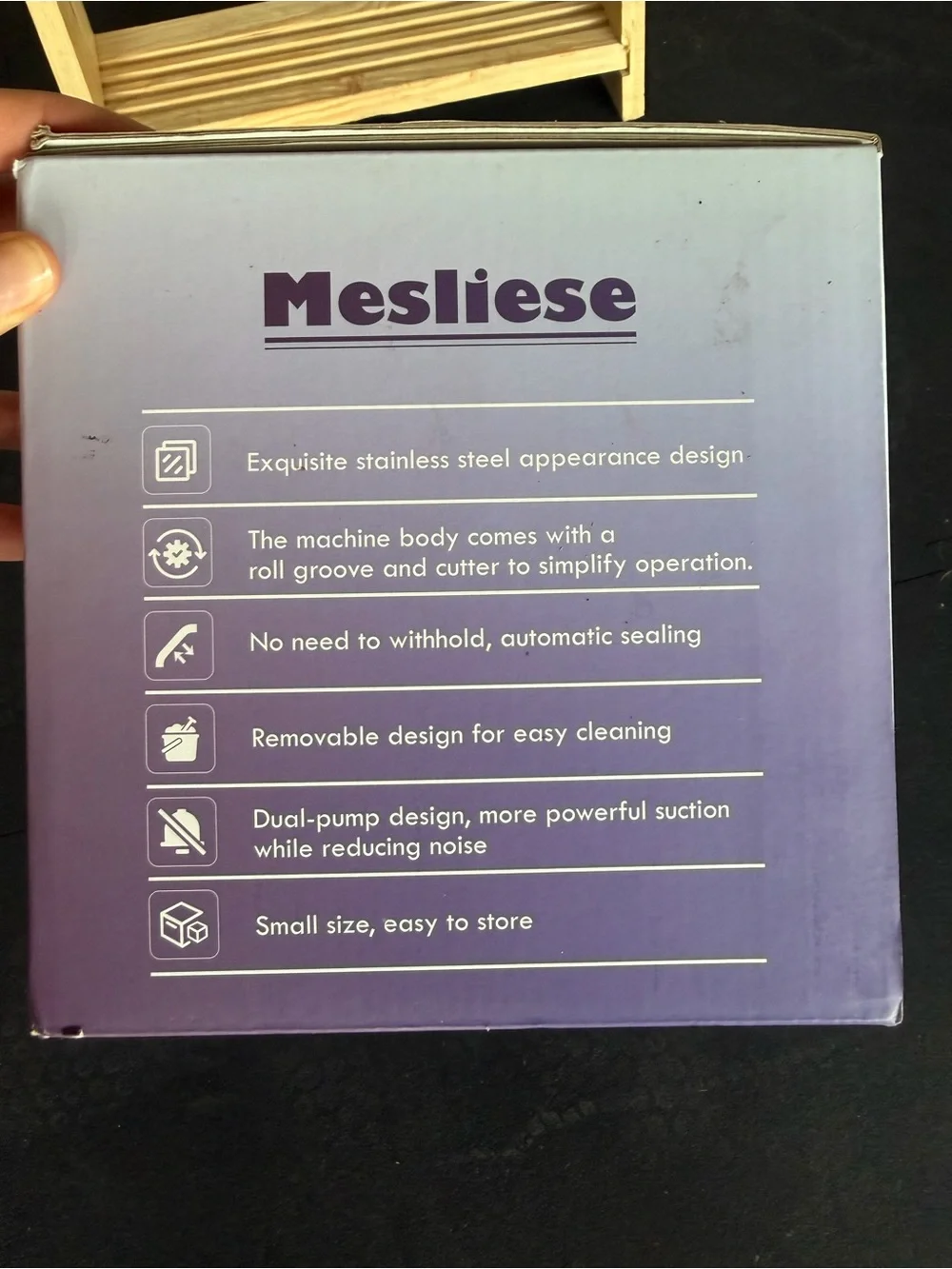 Mesliese Fully Automatic Vacuum Sealer, Shallker Robot